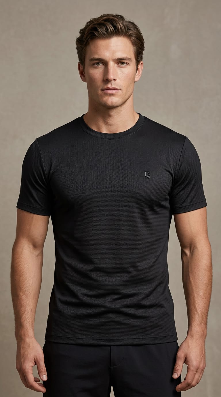 Slim-Fit Crew Neck T-Shirt👕