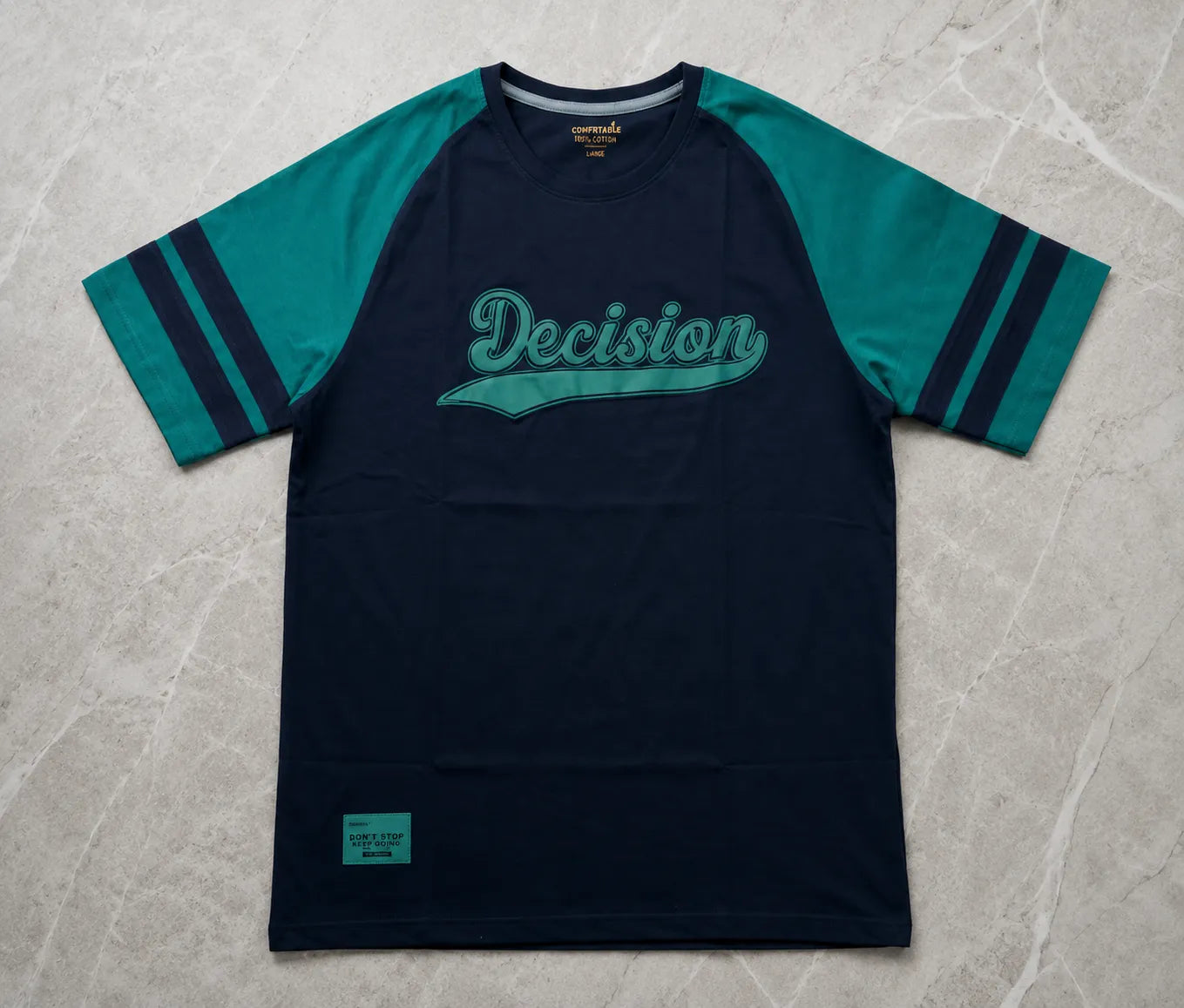 Drop Shoulder Oversized Graphic T-Shirt — Decision