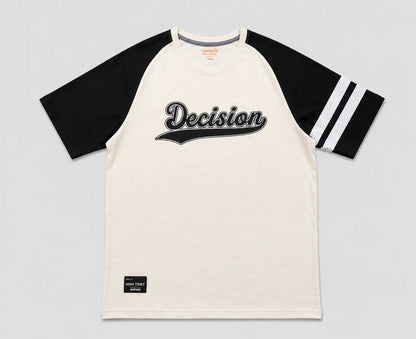 Drop Shoulder Oversized Graphic T-Shirt — Decision